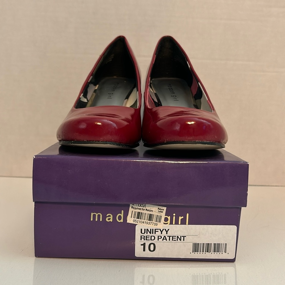 Madden Girl Red Patent Heels